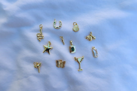 18k Gold Filled Charms