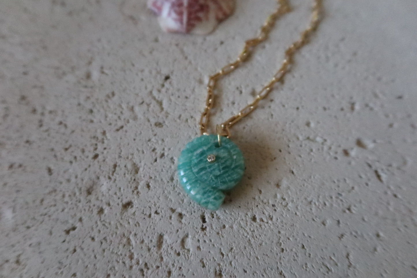 Amazonite Gemstone Shell