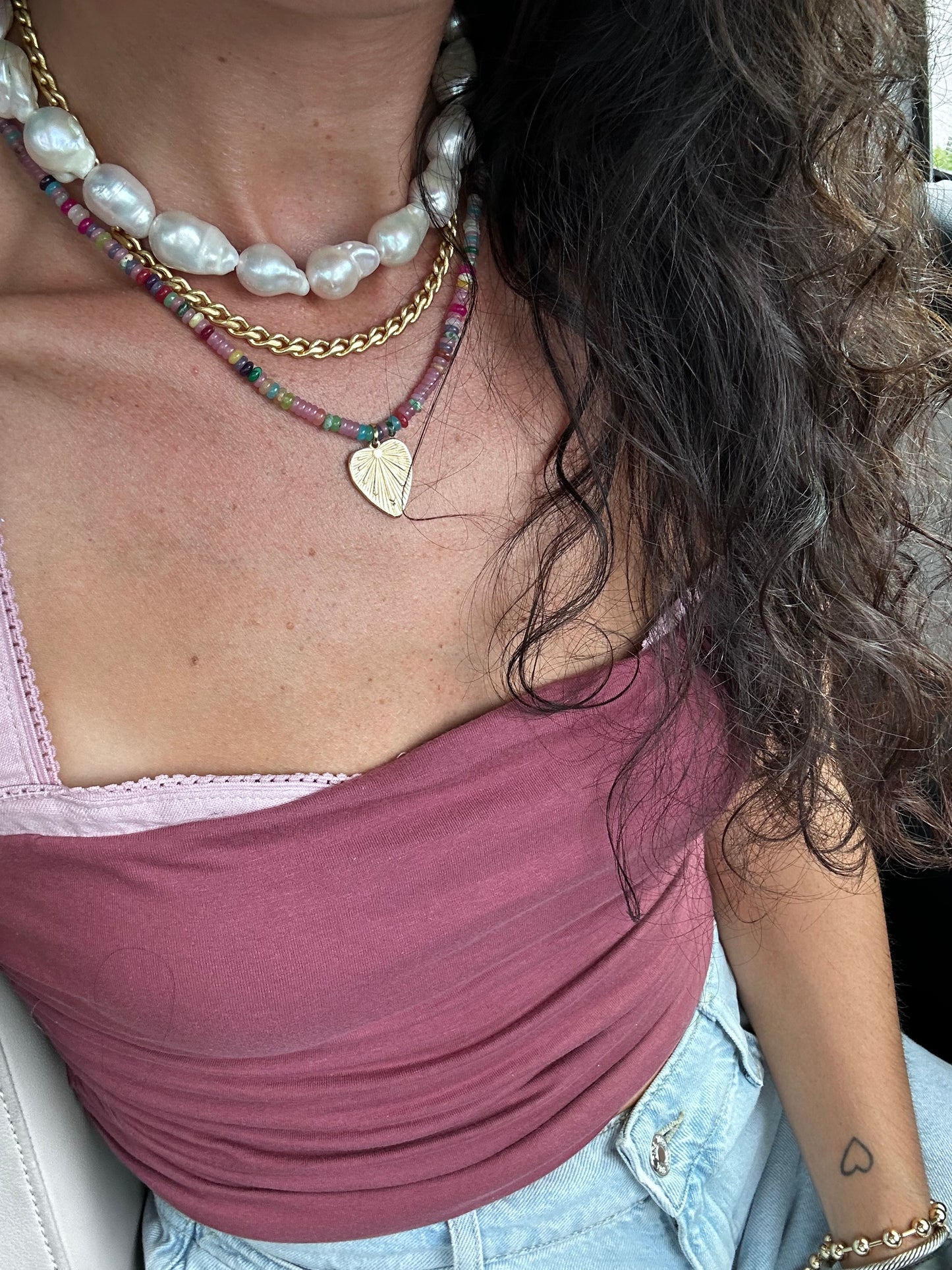 Large Baroque Pearl Necklace